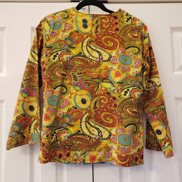 New - Reversible jacket - Open front - Size S - 100% Cotton - Mulit-colored - Picture 3 of 5